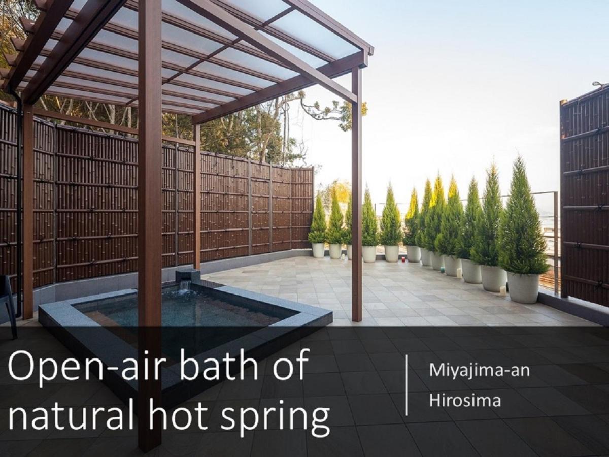 Ryokan with natural hot springs&okonomiyaki Miyajima-an Hiroshima Hatsukaichi Bagian luar foto